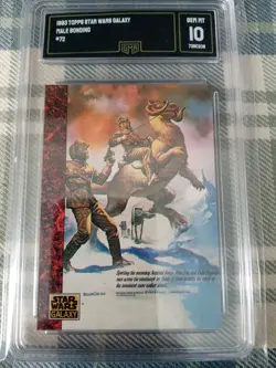 💎 Star Wars Galaxy 1993 Topps GMA Grade 10 GEM Luke Skywalker #72 Card - Image 1