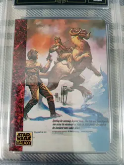 💎 Star Wars Galaxy 1993 Topps GMA Grade 10 GEM Luke Skywalker #72 Card - Image 4