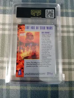 💎 Star Wars Galaxy 1993 Topps GMA Grade 10 GEM Luke Skywalker #72 Card - Image 5