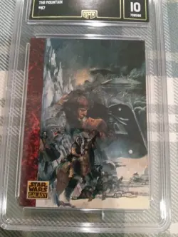 💎 Star Wars Galaxy 1993 Topps GMA Grade 10 GEM Empire Strikes Back #67 Card - Image 4