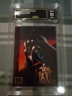 💎 Star Wars Galaxy 1993 Topps GMA Grade 10 GEM Evil Darth Vader #59 Card - Image 1