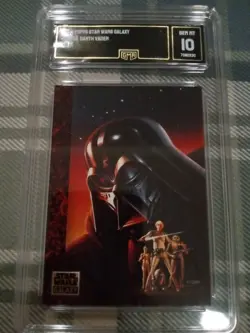 💎 Star Wars Galaxy 1993 Topps GMA Grade 10 GEM Evil Darth Vader #59 Card - Image 4