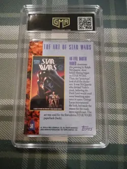 💎 Star Wars Galaxy 1993 Topps GMA Grade 10 GEM Evil Darth Vader #59 Card - Image 5