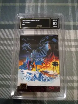 💎 Star Wars Galaxy 1993 Topps GMA Grade 10 GEM Empire Darth Vader #80 Card - Image 1
