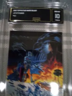 💎 Star Wars Galaxy 1993 Topps GMA Grade 10 GEM Empire Darth Vader #80 Card - Image 3