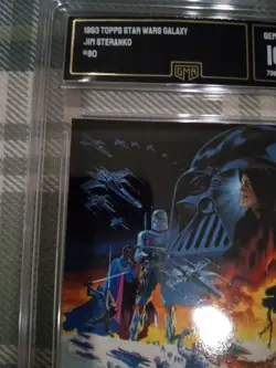 💎 Star Wars Galaxy 1993 Topps GMA Grade 10 GEM Empire Darth Vader #80 Card - Image 4
