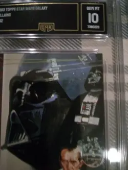 💎 Star Wars Galaxy 1993 Topps GMA Grade 10 GEM Villains Darth Vader #62 Card - Image 3