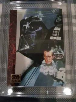 💎 Star Wars Galaxy 1993 Topps GMA Grade 10 GEM Villains Darth Vader #62 Card - Image 4