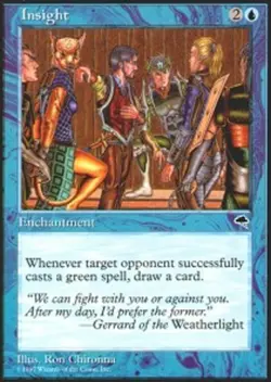 Insight - Tempest # MTG Magic The Gathering - Image 1