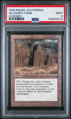 ALCHOR'S TOMB Legends Rare Reserved List PSA 9 MTG [Nostalgium] - Image 1
