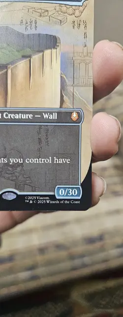 The Walls of Ba Sing Se (Borderless) Avatar: The Last Airbender NON FOIL 0329-NM - Image 2