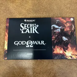 Magic the Gathering Secret Lair Playstation Traditional Foil God of War: Greek - Image 1