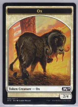 1x Ox Token - Core Set 2019 - Near Mint - Image 1