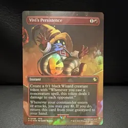 Magic: The Gathering Vivi's Persistence Instant Rare FFIX 458 Holo Red - Image 1