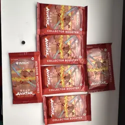 Magic: The Gathering Avatar The Last Airbender Collector Booster 6 Packs 15 Car… - Image 1
