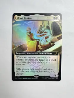 Monk Gyatso - Borderless Foil Avatar MTG [0173] - Image 1