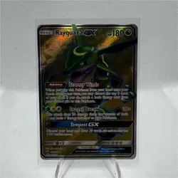 Pokemon Rayquaza GX Full Art Ultra Rare Holo 160/168 Celestial Storm 180 HP - Image 1
