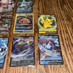 Full Art Pokemon Card Lot Of 10 Dragonite, Pikachu, Umbreon - Image 3