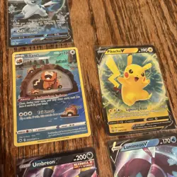 Full Art Pokemon Card Lot Of 10 Dragonite, Pikachu, Umbreon - Image 5