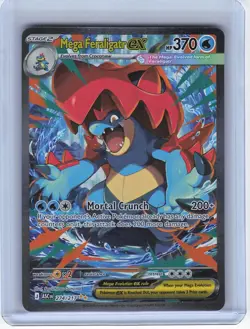 Mega Feraligatr ex Special Illustration Rare Ascended Heroes Pokemon Ca #274/217 - Image 1