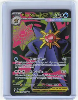Mega Starmie ex Ultra Rare Perfect Order Pokemon Card [NM] #102/88 - Image 1