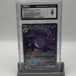 Pokemon Team Rocket's Crobat ex Special Illustration Rare Holo Sv10 234/182 CGC… - Image 1
