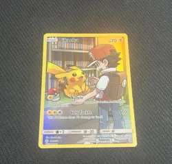 Pokemon Pikachu Full Art Secret Rare Holo Sm-Cosmic Eclipse 241/236 English - Image 1