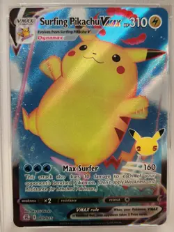 2021 Pokemon Celebrations Lot of 2 PSA 10 Cards: Flying & Surfing Pikachu VMAX - Image 5