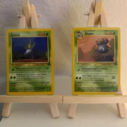 Oddish 58/64 + Gloom 37/64 Jungle WOTC Pokemon TCG - Image 1
