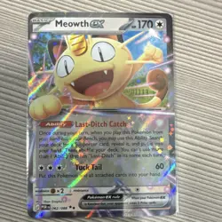 Pokemon Meowth EX Holo 170 HP 062/088 perfect order - Image 1