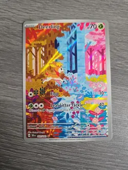 Pokemon Deerling 165/162 Temporal Forces Illustration Rare NM - Image 1