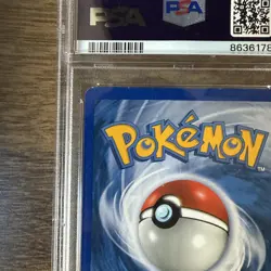 2003 POKEMON EX DRAGON #89 AMPHAROS EX-HOLO PSA 7 - Image 2