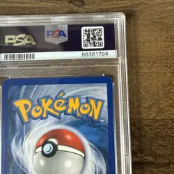 2003 POKEMON EX DRAGON #89 AMPHAROS EX-HOLO PSA 7 - Image 3