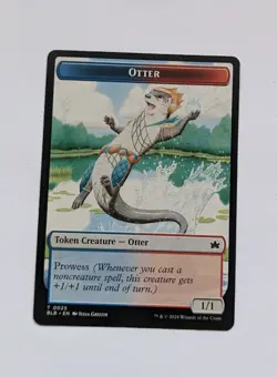 MTG Bloomburrow TOKEN Otter #0025 Non Foil - Image 1