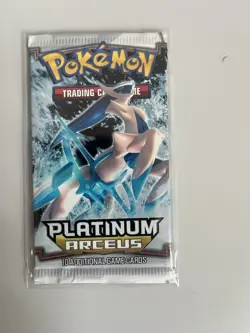 Pokemon Platinum Arceus Booster Pack Factory Sealed Unweighed 820650105104 - Image 1