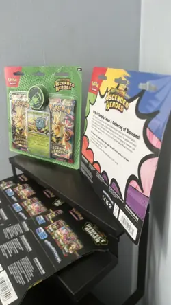 Lot of 2 Pokemon TCG ASCENDED HEROS + 5 MEGA EVOLUTION BOOSTER PACKS - Image 2