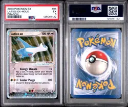 2003 Pokemon EX Dragon #94 Latios Holo PSA 5 - Image 3