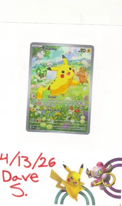 Pikachu SVP 88 Paldea Adventure Chest Promo Pokemon TCG Single Near Mint/Mint - Image 1