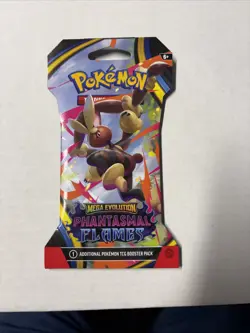 Lot Of 3: Pokemon TCG Phantasmal Flames Booster Pack New/Factory Sealed - Image 4