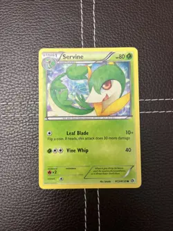 Pokemon TCG - Servine - RC2/RC25 - Legendary Treasures: Radiant Collection - MP - Image 1