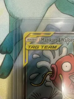 Pokemon Magikarp & Wailord GX 161/181 - NM - Sun & Moon Team Up (Full Art) - Image 3