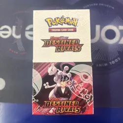 Pokemon TCG Destined Rivals 18 Pack Half Booster Box New Factory Sealed Mint - Image 1