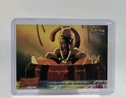 Pokemon Topps Mewtwo Strikes Back Consciousness and Congratulations #3 Non Holo - Image 1