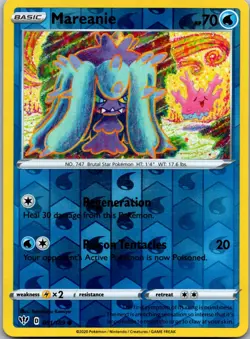 Mareanie 051/189 - SWSH03: Darkness Ablaze Pokemon Common NM Reverse Holo - Image 1
