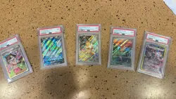 5 Slab Pokemon Lot Graded- Holo's, Trainers - Image 1