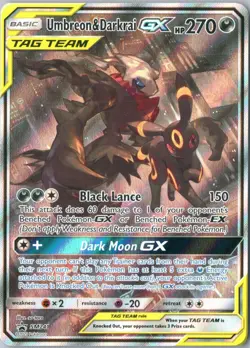 Umbreon & Darkrai GX Promo SM Promos SM241 NM Holofoil - Pokemon - Image 1