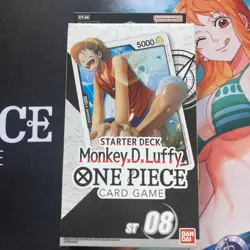 One Piece Card Game Starter Deck - Monkey.D.Luffy ST-08 English New sealed - Image 1