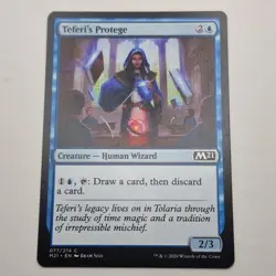 MTG: Teferi's Protege 077/274 - M21 Core Set 2021 Blue Common - Image 1