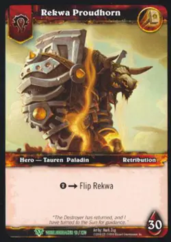 World of Warcraft TCG Rekwa Proudhorn - Worldbreaker 16/270 - Image 1