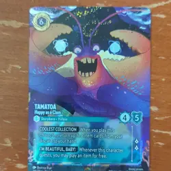 Ravensburger Disney Lorcana Ursula's Return Tamatoa 219/204 Sapphire SR Foil - Image 1